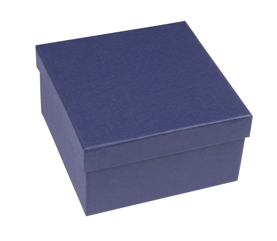 BLUE BOX BASE AND LID 120X120X65