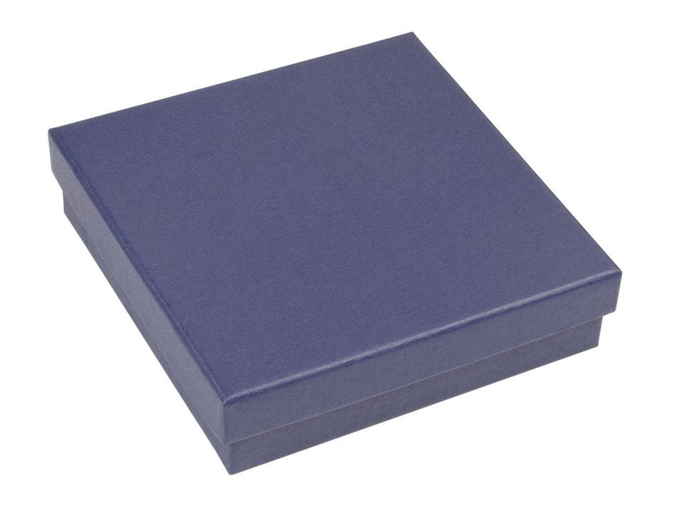 BLUE BOX BASE AND LID 125X125X30