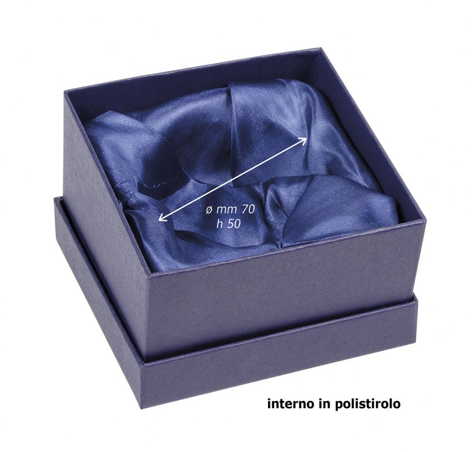 SCATOLA BLU FONDO E COPERCHIO 100X100X55