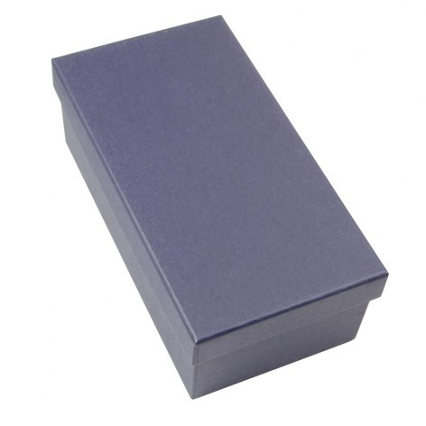 BOÎTE BLEUE SATIN BLEU 210X110X70 MM