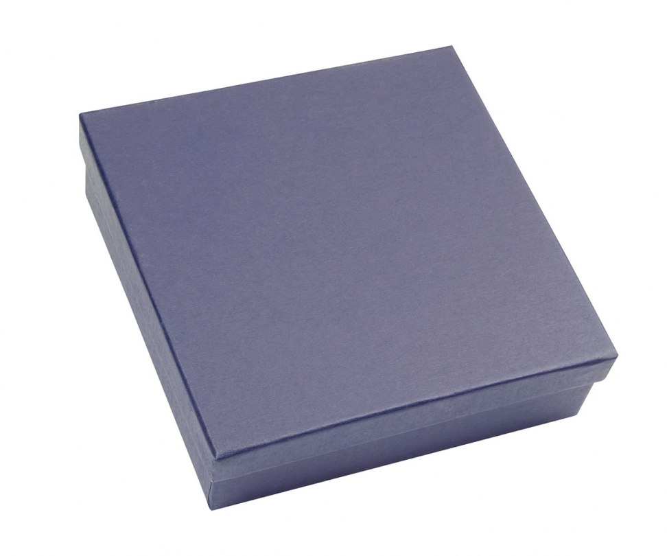 BLUE BOX SATIN BLUE 230X220X60 MM