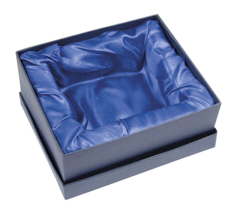 BLUE BOX SATIN BLUE 300X270X65 MM