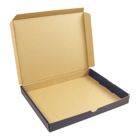 CAJA PLEGABLE AZUL 210X160X30 MM