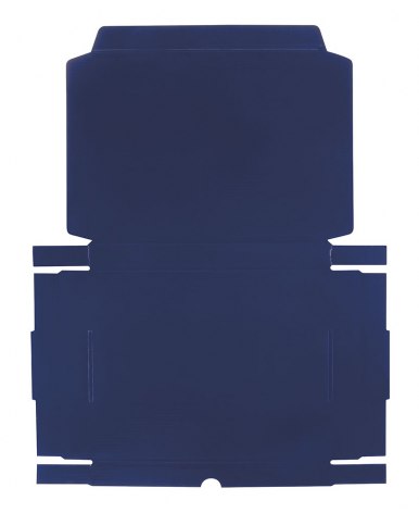 CAJA PLEGABLE AZUL 210X160X30 MM