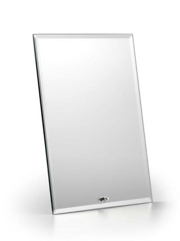 MIRROR WITH BUILT-IN STAND - VERT. 14X19
