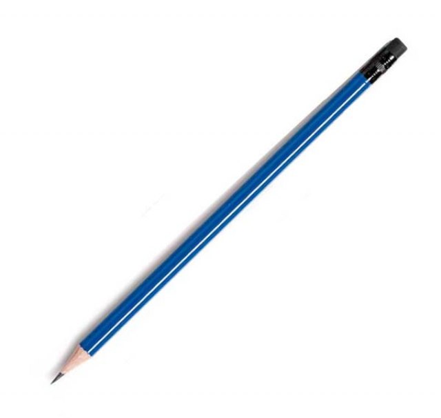 BLEISTIFT BLAU d=7,3 L=190 - MIN.100 St