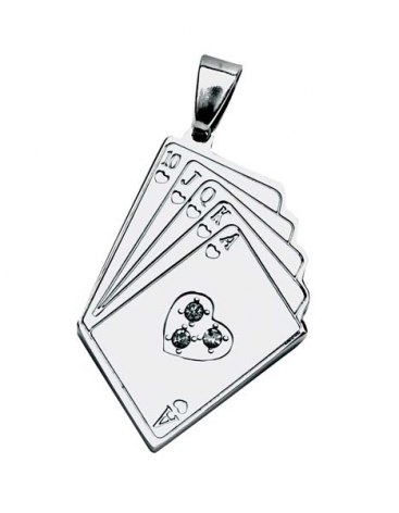 PENDANT STEEL PLAYING CARDS