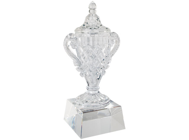 TROPHY WITH CRYSTAL BASE - h=345 mm