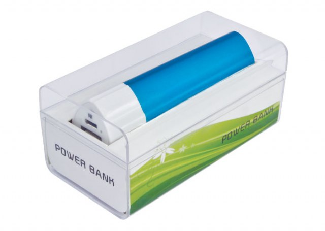 POWER BANK BLUE LUX BOX - 2600 mAh