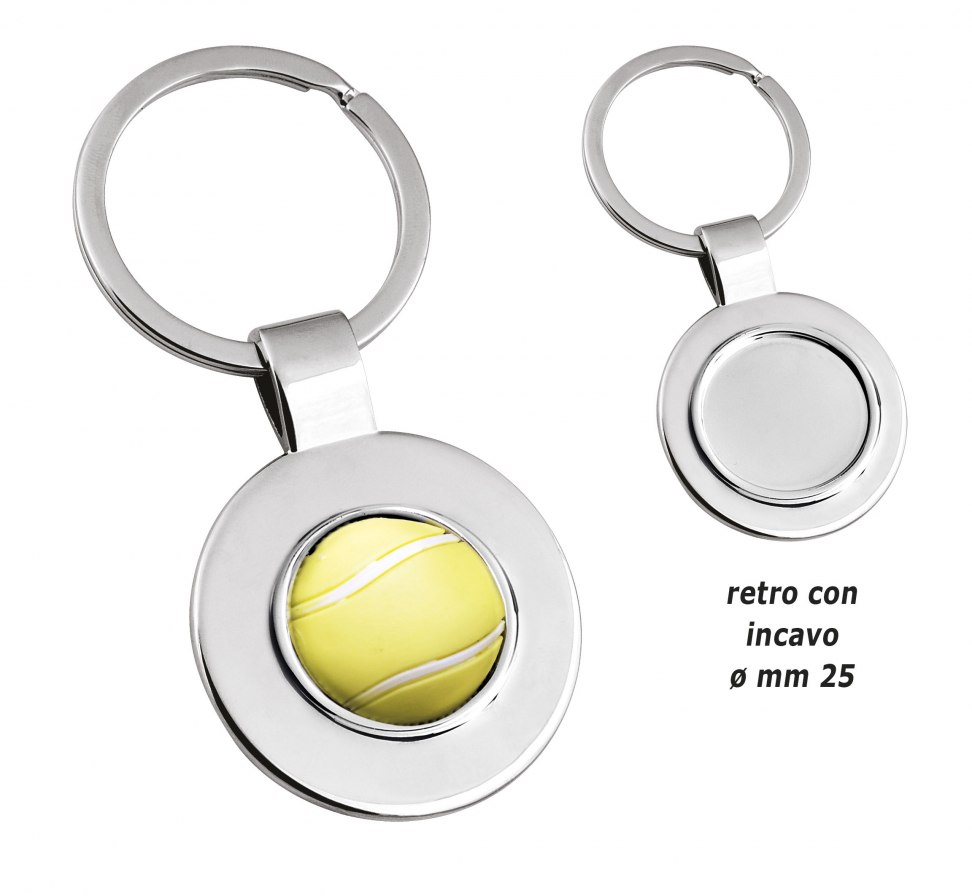 KEY CHAIN TENNIS WITH HOLLOW