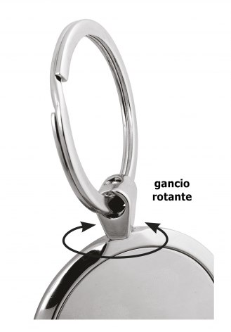 PORTE-CLÉS ROND - d=35 mm