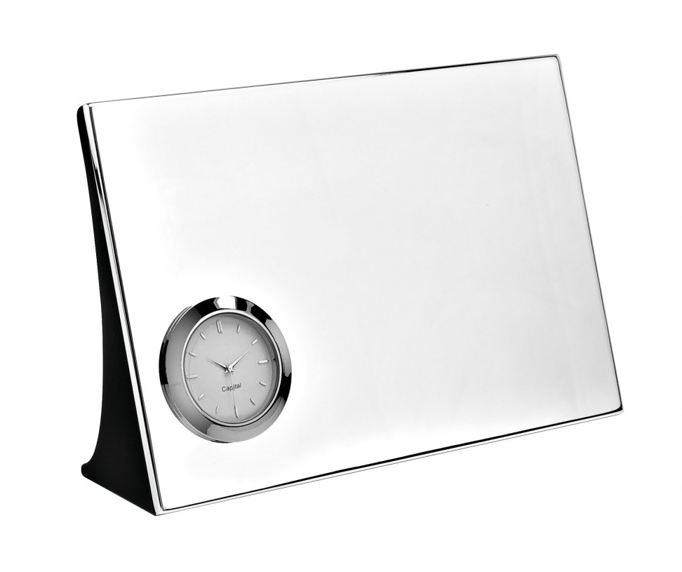 DESK CLOCK PLATE LUX BOX - 180 x h120 mm