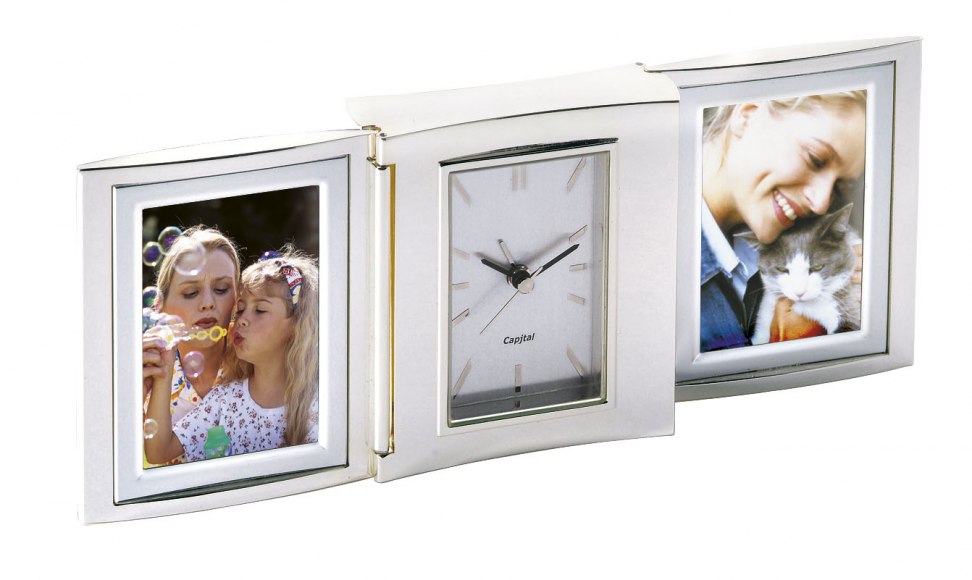 HORLOGE PORTE-PHOTOS 