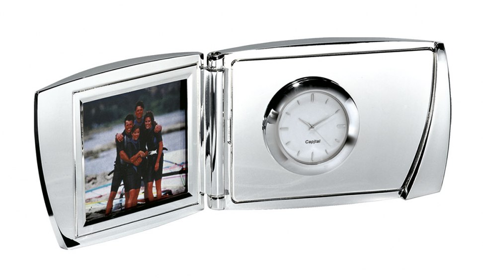 DESK CLOCK PHOTO FRAME 