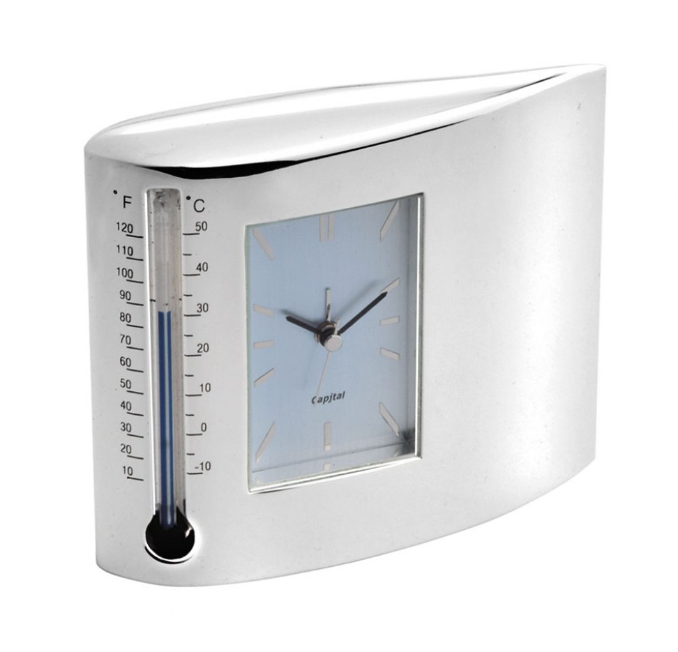 ALARM CLOCK THERMOMETER-100 x h90 mm