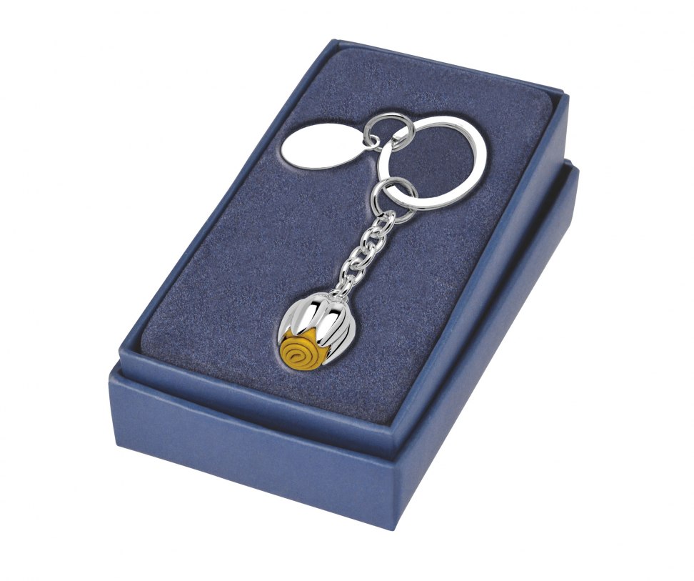 KEYRING  - YELLOW TULIP