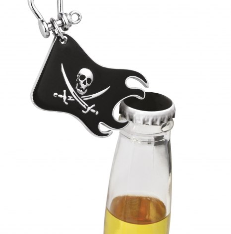 KEY CHAIN PIRATE FLAG WITH TOKEN