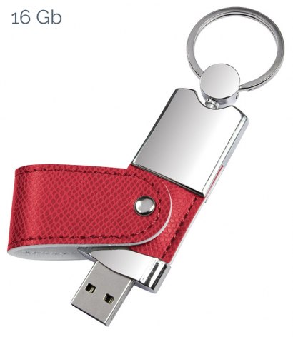 USB CUIR ROUGE