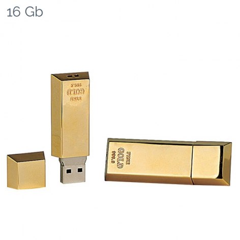 CLÉ USB LINGOT D'OR 20x58 mm