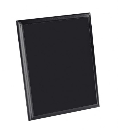 CREST RETTANGOLARE NERO 230x180x15 mm