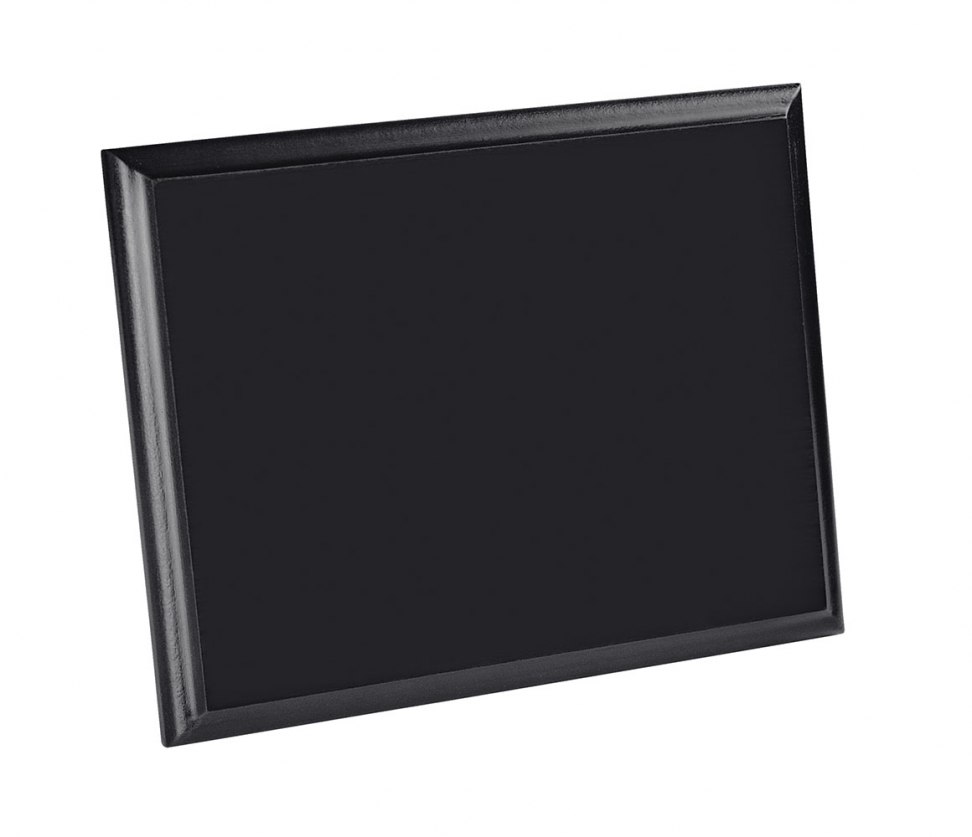 CREST RECTANGULAR BLACK NO BOX 230X180X1
