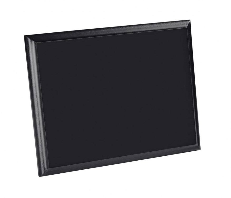 CREST RETTANGOLARE NERO 230x180x15 mm