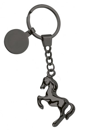 KEYCHAIN HORSE BURNISHED