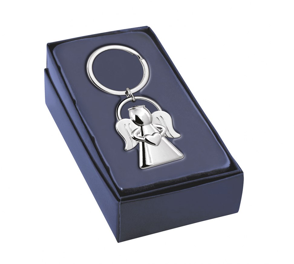 KEY CHAIN - ANGEL WITH HALO AND HEART