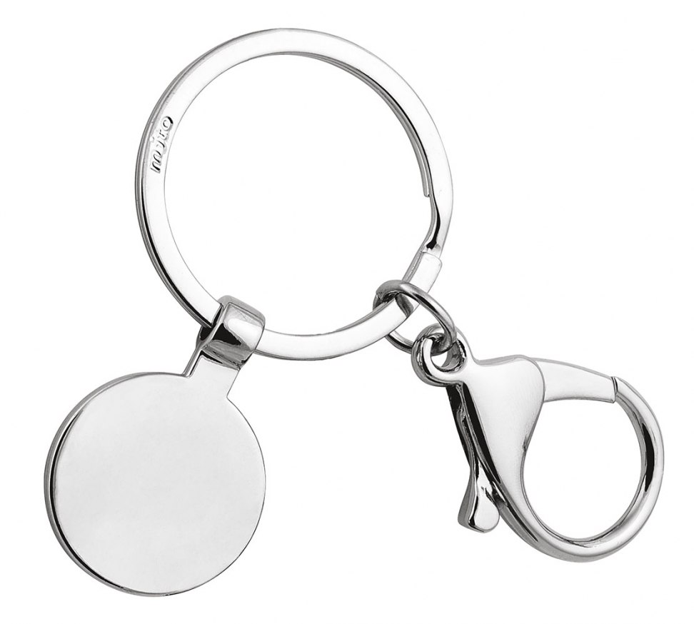 RING D. 35 mm  WITH TOKEN AND CARABINER