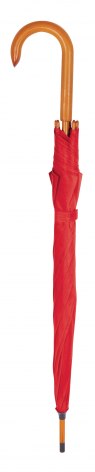 UMBRELLA RED WOODEN HANDLE d=105 cm