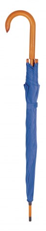 UMBRELLA BLUE WOODEN HANDLE d=105 cm