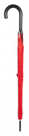 UMBRELLA SQUARE RED PVC HANDLE 80x80 cm