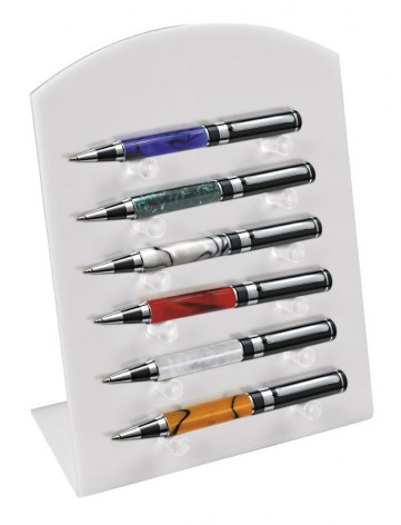DISPLAY STAND FOR PENS WHITE ACRYLIC