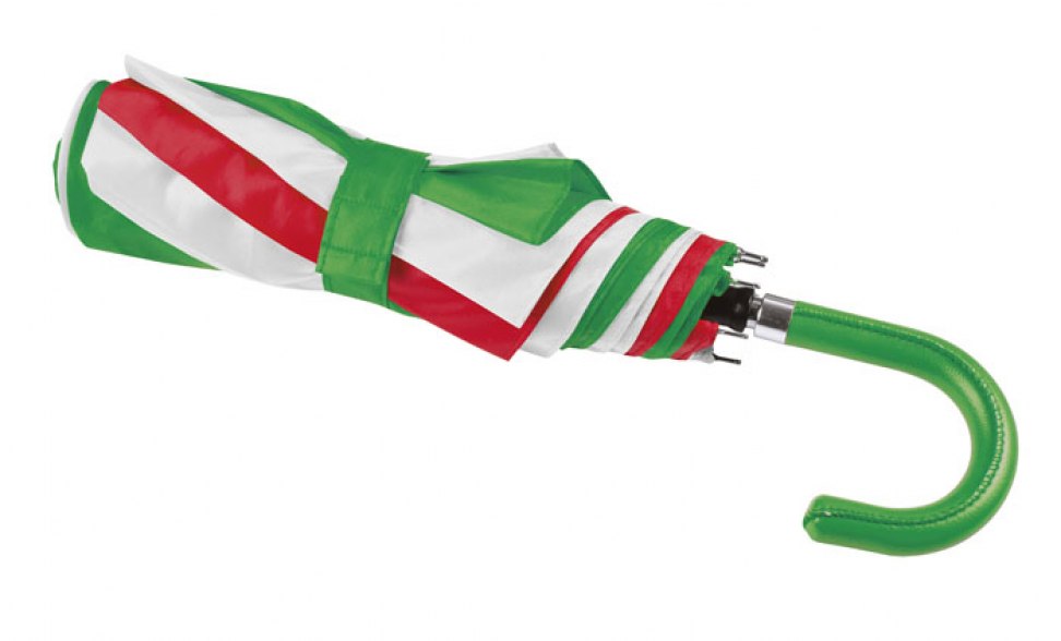 FOLDING UMBRELLA ITALIAN FLAG d=97 cm