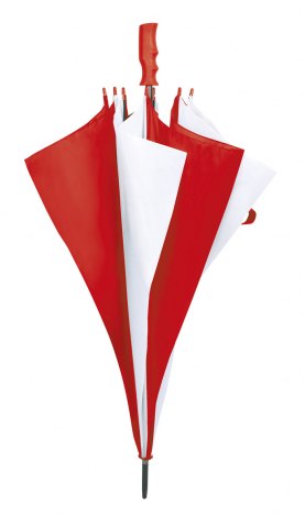 UMBRELLA GOLF WHITE/RED d=127 cm