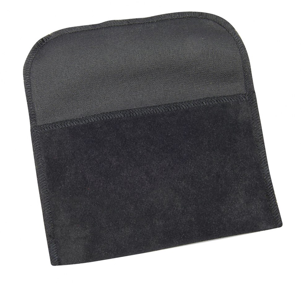 SACHET NOIRE POUR PORTE-CARTES 110X70 MM