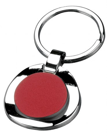 KEYCHAIN RED IN METAL BOX