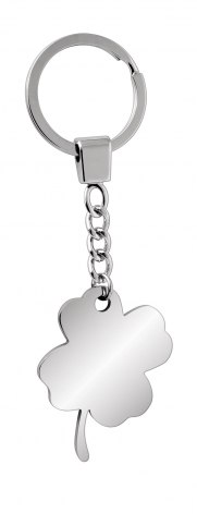 KEY CHAIN STEEL - FOUR-LEAVE CLOVER