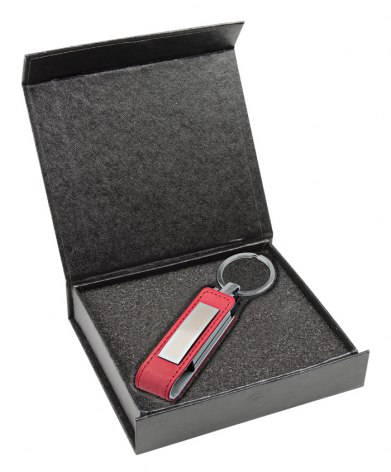 USB RED LEATHER 22x105 mm