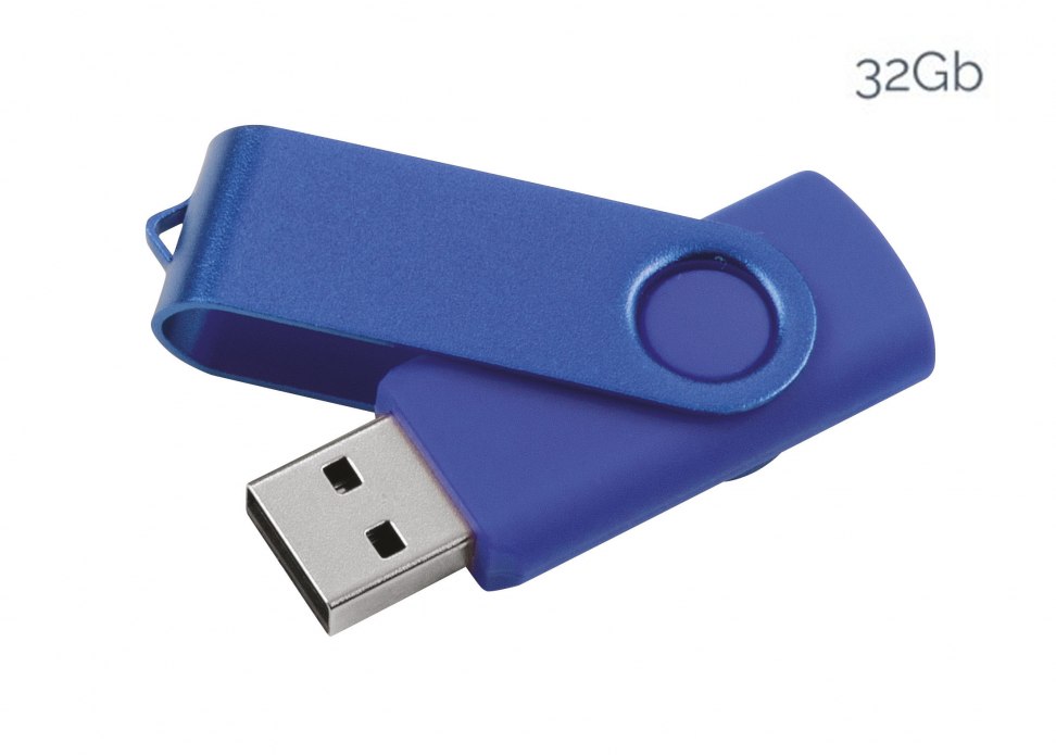 USB SWIVAL BLUE