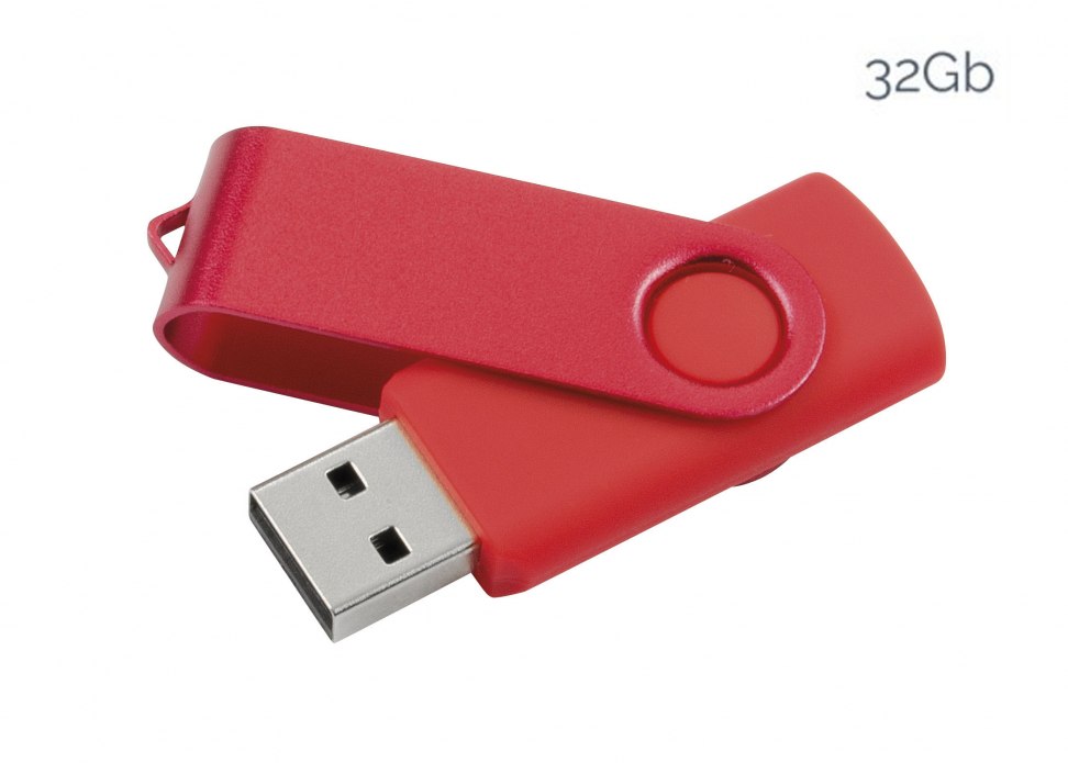 USB SWIVAL ROUGE