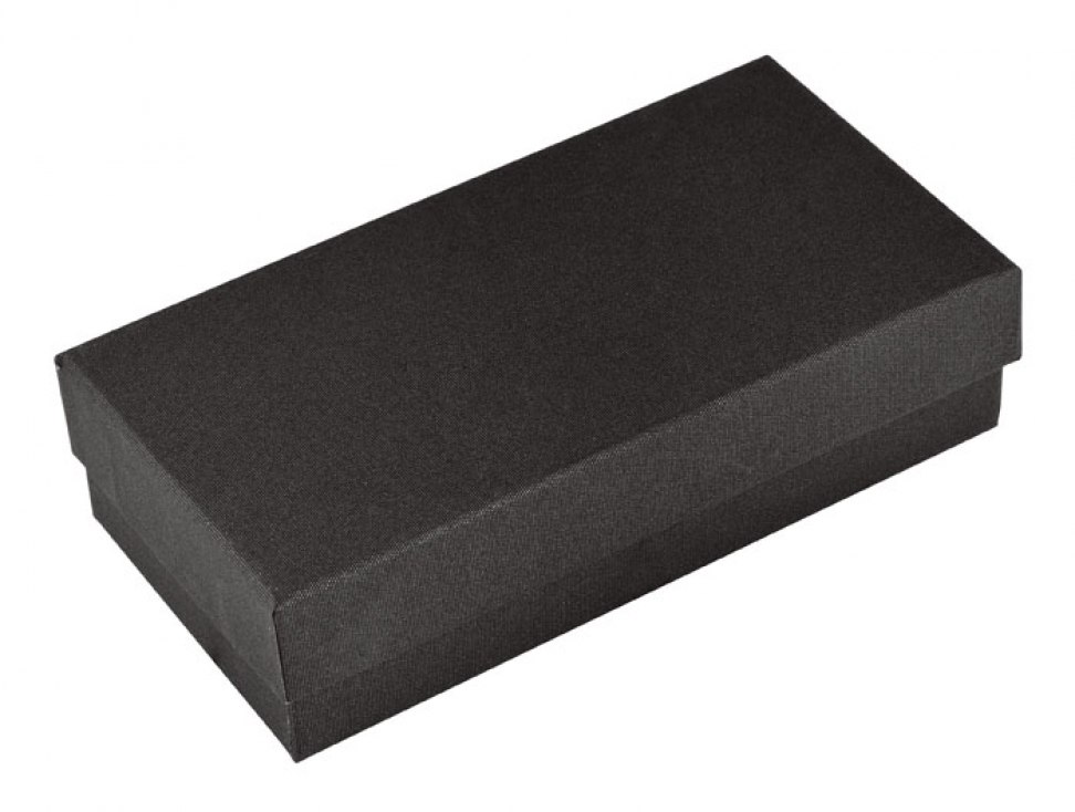 Kartonverpackung schwarz 70x140 leer