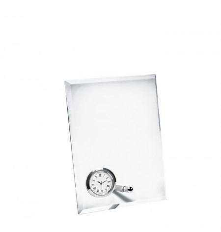 GLASS CLOCK VERTICAL 130x170x10mm