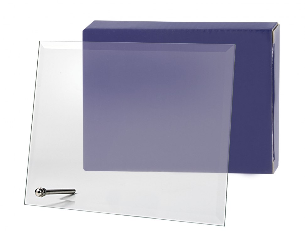 GLASS WITH BUILT-IN STAND 170X130 - 4 mm