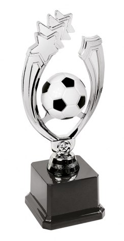 TROPHY FOOTBALL WITH STARS H 235