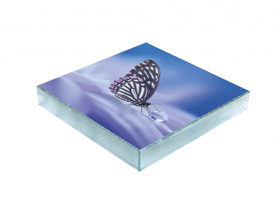 SQUARED GLASS FOR SUBLIMATION 90X90X19