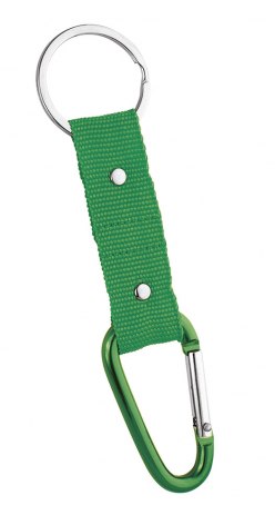 CARABINER KEYCHAIN GREEN