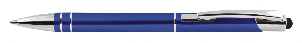 BALL PEN ALUMINIUM DARK BLUE, TOUCH