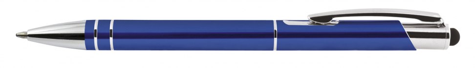 BALL PEN ALUMINIUM DARK BLUE, TOUCH