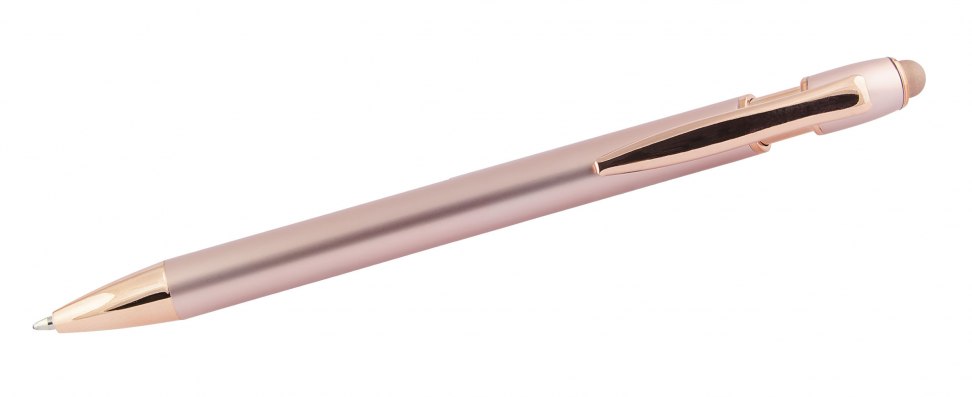 ROSE GOLD ALUMINIUM PEN WITH TOUCH